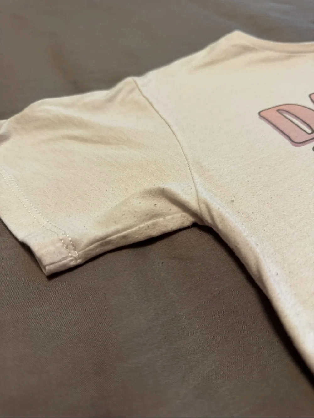 wonder nation White Tee with Pink Daytona Beach Graphic